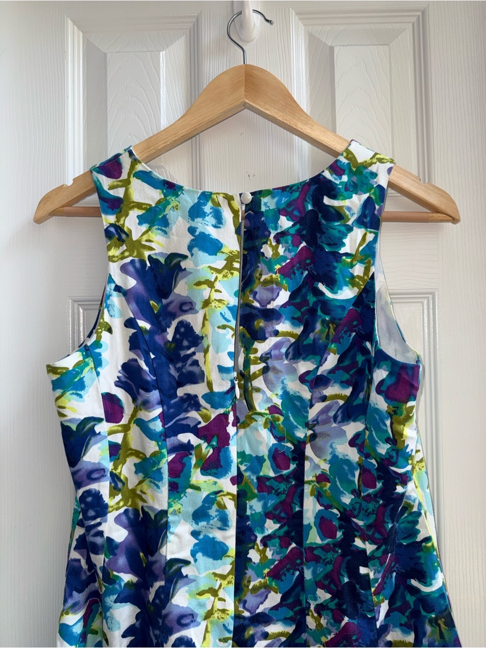Vintage Ronnie Nicole Sleeveless Floral Fairy Midi Dress 8 Tea party Summer Chic - Picture 5 of 10